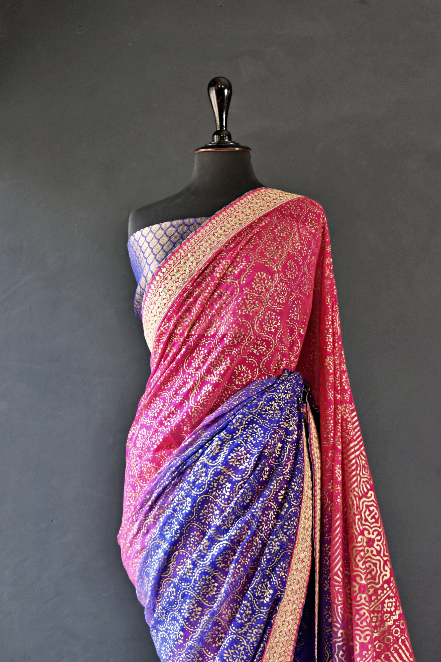 Zarafshan (pink and blue)